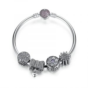 Pandora beads bracelets in sterling silver