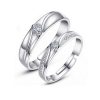 Latest Design Of Couple Rings Genuine 925 Sterling Silver His And Hers Promise Rings