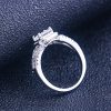 Latest Design Wholesale Jewelry Sterling Silver Halo Engagement Rings Wedding Ring For Women