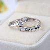 Wholesale Genuine 925 Sterling Silver Promise Rings For Couples His And Hers Promise Rings