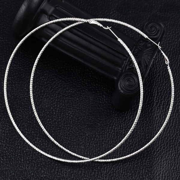 China Jewelry Wholesale Fashion Big Hoops Circle Earring Loop Earrings Bulk Hoop Earrings