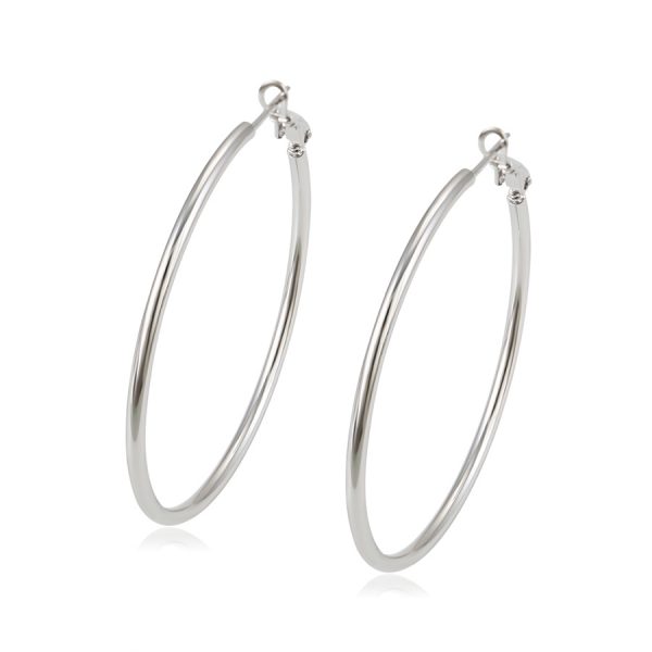 Large Hoop Earring Statement Earrings Turkey Mexico Fashion Jewelry Of Silver Hoop Earrings
