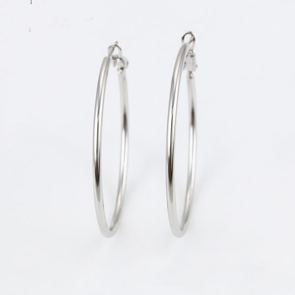 Large Hoop Earring Statement Earrings Turkey Mexico Fashion Jewelry Of Silver Hoop Earrings