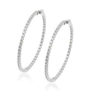 Sterling Silver Huggie Hoop Earrings Open Available Inlayed Stones Silver Hoop Earrings