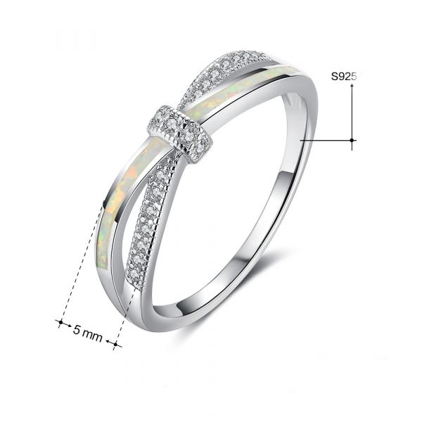 Factory Price For Simple Opal Ring Dainty Opal Ring Accept OEM&OEM Service