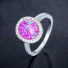 Wholesale China Jewelry Fire Opal Engagement Rings At Walmart Fire Opal Ring For Women