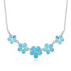 Women Chunky Opal 925 Sterling Silver Wedding Statement Necklace For Hot Amazon Selling Luxury Jewelry Opal Jewelry